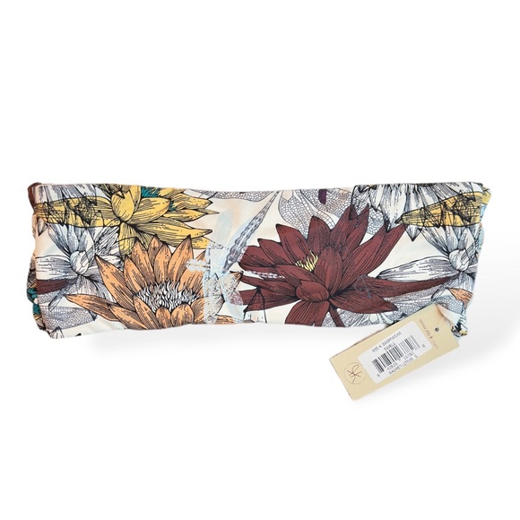 RIS-K Swim Lotus Multi Swell Front Knot Bandeau Bikini Top - Picture 3 of 8